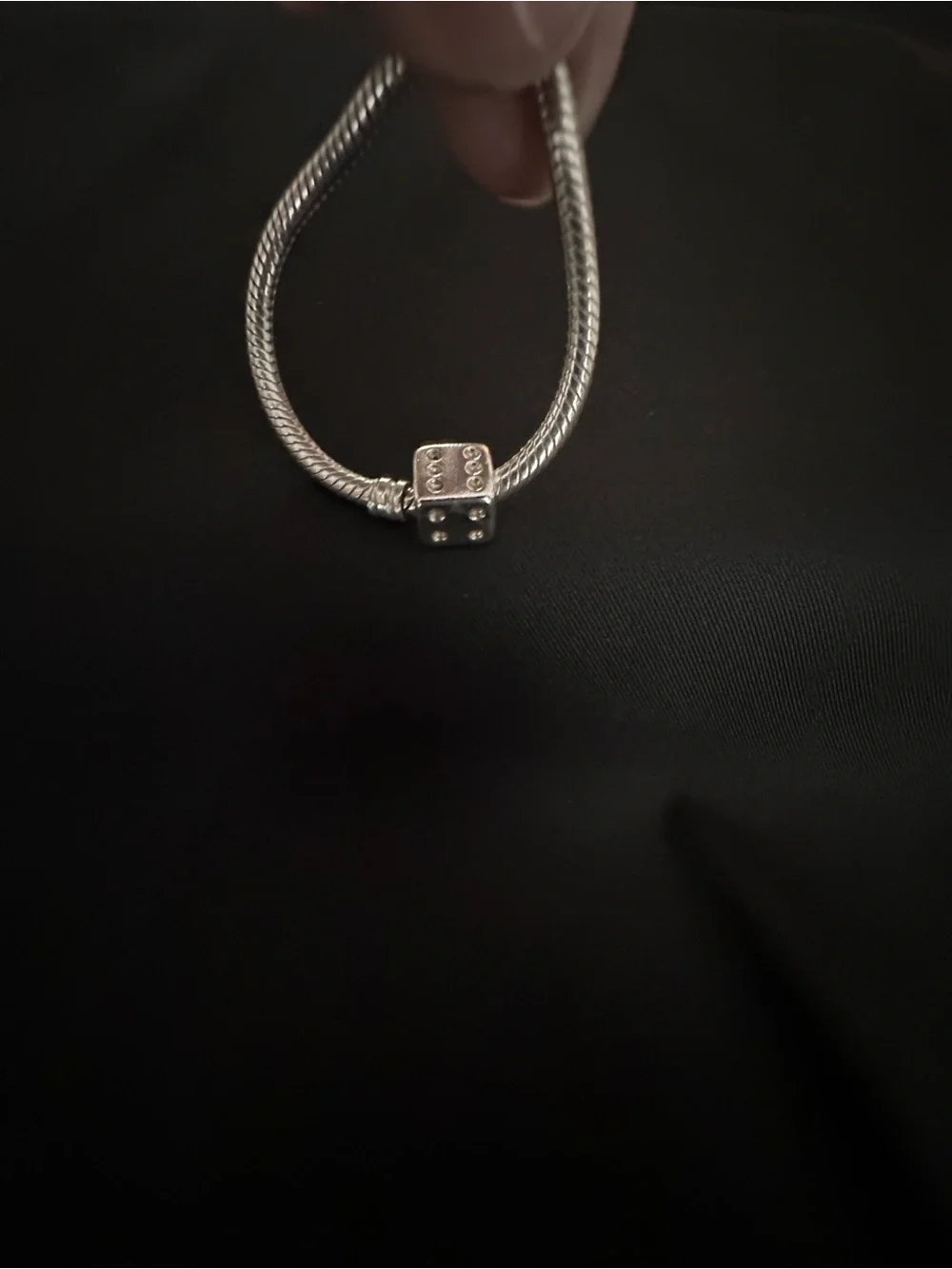 Retired Pandora Lucky Dice Charm 790116 Very Good Condition